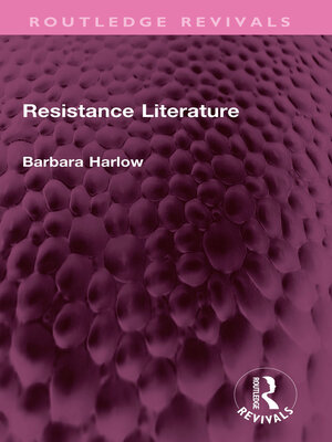 cover image of Resistance Literature